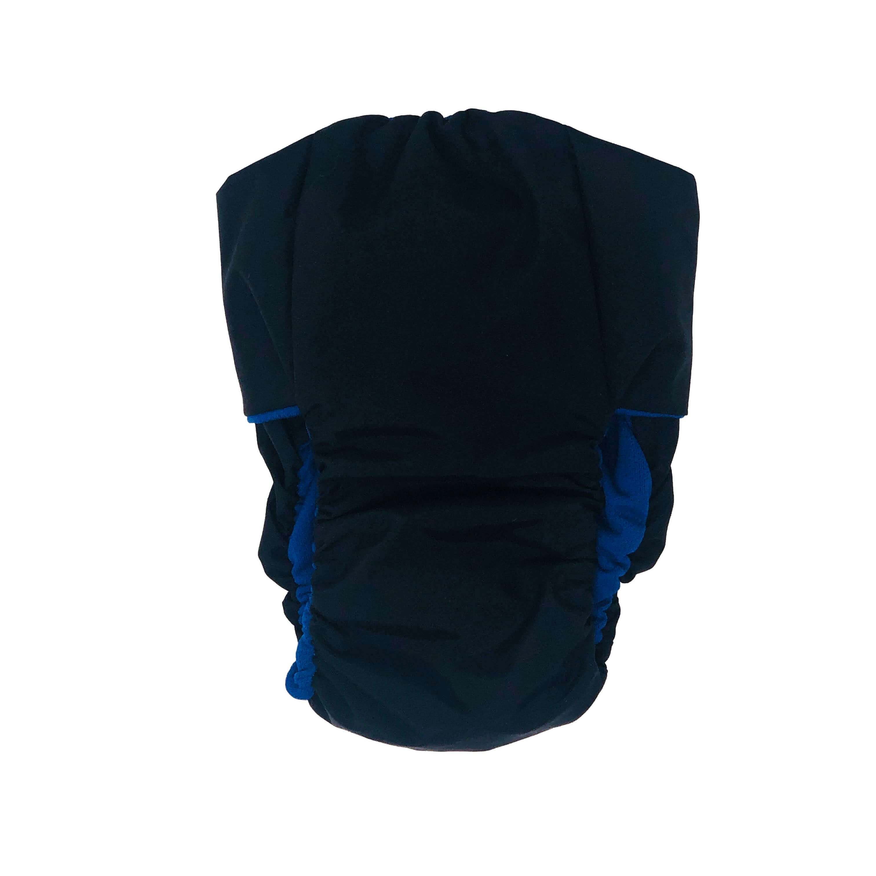 Barkertime Black Waterproof Premium Dog Diaper - Made in USA