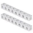 thumbnail image 2 of Viga cuadrada, 2 piezas 3106‑0008‑0064 Pieza de estructura robótica de viga cuadrada robótica de 8 orificios Estándares líderes en la industria, 2 of 8