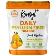 Konsyl Daily Psyllium Fiber, Refreshing Orange Flavor, Dietary Supplement 425Gr, for adults and children 12 years or older (35 Servings)