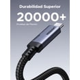 thumbnail image 3 of Cable USB C de Carga Rápida UGREEN 240W Gris 80 Gbps 16K 60Hz PD 3.1 Compatible Monitor Hub Dock 1M, 3 of 7