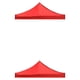 thumbnail image 4 of Advancent Lona del techo del pabellón del Gazebo del paño de Oxford para los eventos al aire libre Lona resistente al desgaste de la lluvia rojo 2x2 2Conjunto, 4 of 6