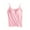 01-Pink, variant on JGGSPWM Womens Solid Tees Adjustable Spaghetti Strap Camisole Crewneck Tunic Sleeveless Shirts Build in Bra Tank Tops Casual Comfy Lounge Tshirts Clear XXL