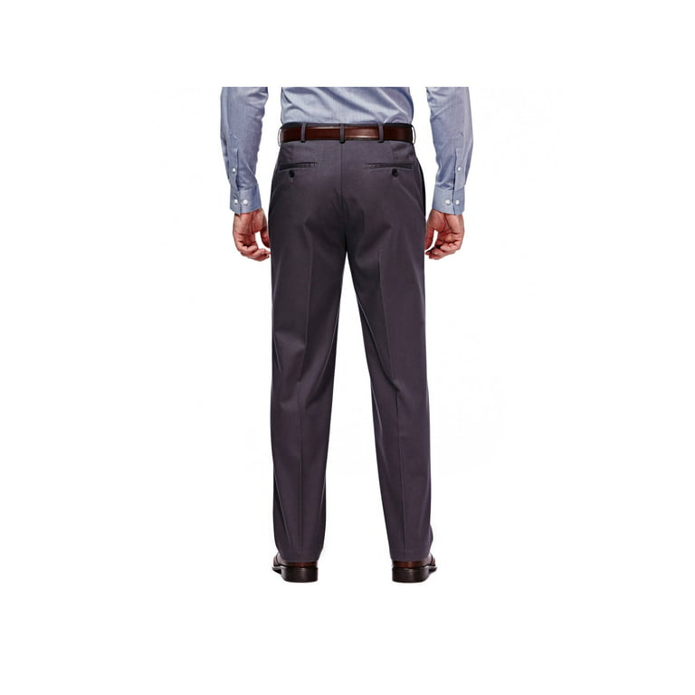 Men's Haggar® Premium Comfort Expandable-Waist Classic-Fit Stretch  Flat-Front Dress Pants