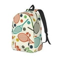 thumbnail image 2 of Daiia Racket and Tennis Ball Vintage Canvas Backpack for Men and Women ,Hiking Backpack,Travel Laptop Bag for School,Large Capacity Backpack, 2 of 8