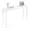 White, variant on Gymax 48'' Modern Farmhouse Sofa Table w/Thickened Top & Solid Wood Legs for Entryway Natural