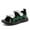 Green, variant on OSOLU Toddler Boys Sandals For Everyday Outdoor Durable Design Summer Footwear For Active Kids Easy And Stylish Comfort Classic Shoes, 10-10.5 Years