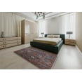thumbnail image 4 of Ahgly Company Indoor Rectangle Mid-Century Modern Red Oriental Area Rugs, 8' x 10', 4 of 6