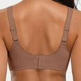 thumbnail image 3 of Wireless Comfort Bralette - Seamless Full Coverage Everyday Bra, Soft Support T-Shirt Bra | Hontri | Women Wireless Bras Soft Bra Bralette Full Coverage Everyday (Khaki | L), 3 of 3