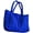 Blue, variant on Women's Down Cotton Geometric Tote Shoulder Handbag, Blue