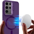 thumbnail image 2 of Camera Holder Case For Samsung Galaxy S24 Ultra S23 Plus Cover Magnetic For Magsafe Wireless Charge Shockproof Protector Shell, 2 of 7