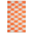 thumbnail image 2 of SAFAVIEH Montauk Eglantine Checkered Cotton Area Rug, Orange/Multi, 4' x 6', 2 of 6