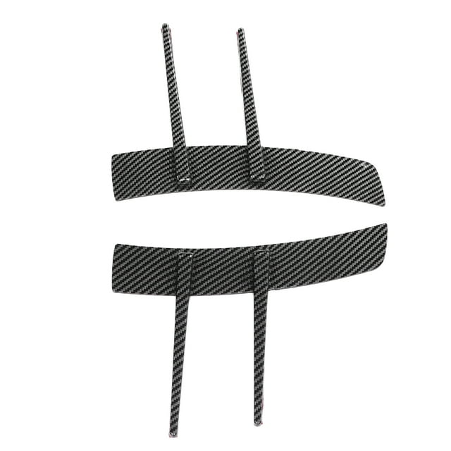 Separador Lateral De Parachoques, Par De Estilo De Fibra De Carbono, Aleta De Parachoques Delantero Autoadhesiva Antidecoloración Para Decoración De Automóviles ANGGREK Otros