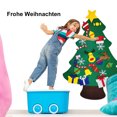 thumbnail image 4 of Filz Weihnachtsbaum – für Kinder, Wandbehang Weihnachtsbaumschmuck Zhivalor CWY-0684, 4 of 5