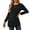 Style2 Black, variant on JYLFC Women Casual Long Sleeve Crew Neck Pullover Sweaters Navy Blue XL