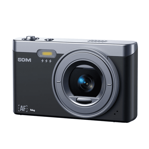 Cámara Digital 50mp 2k Webcam Autofoco Principiante +32gb Belug, Negra