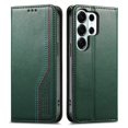 thumbnail image 1 of FOXDOCK Funda para Samsung Galaxy S26 Ultra: Cierre magnético, soporte ajustable, ranuras para tarjetas y correa integrada-verde, 1 of 6
