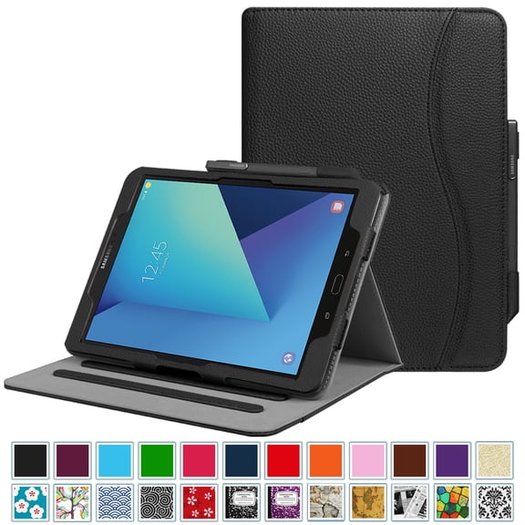 For Samsung Galaxy Tab S3 9.7 Case - [Corner Protection] Multi-Angle Viewing Folio Stand Cover Card Pocket