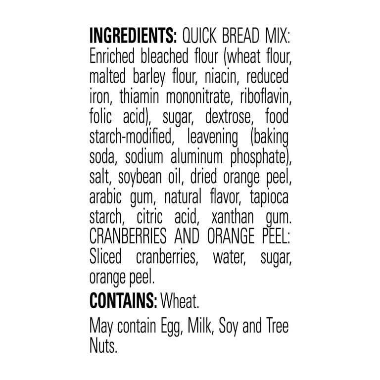 Krusteaz Cranberry Orange Quick Bread Mix, 18.6 Oz - Walmart.com