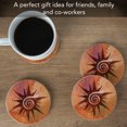 thumbnail image 3 of Thirstystone "Spiral Sun" 4-Pack Natural Sandstone Coasters, 3 of 6