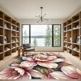 thumbnail image 2 of ODIKA 4'x6' Machine Washable Non-Slip Area Rug, Watercolor Blush Pink High Traffic Rug, Pink, 1162067, 2 of 7