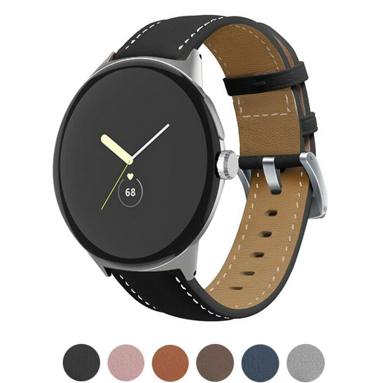 CIRUTVAL Compatible for Google Pixel Watch Band Leather