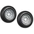 thumbnail image 1 of eCustomrim 2-Pack Radial Trailer Tire On Rim ST175/80R13 Load Range C 5 Lug Silver Modular Wheel - 6 Year Warranty w/Free Roadside, 1 of 4