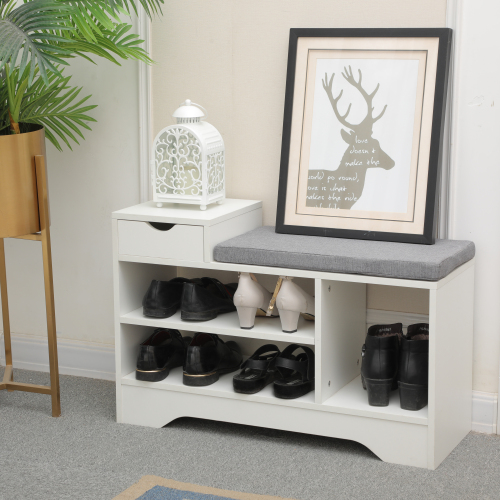 2Tier Shoe Benche , Storage Benches Organizer for Entryway, Stable