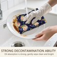 thumbnail image 5 of 2 Pcs Pioneer Flower Floral Print Pattern Kitchen Towels, Funny Microfiber Dish Towel Set, 18" X 26" Tea Towels, 5 of 6