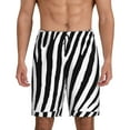 thumbnail image 1 of Fotbe Zebra Pantalones Cortos de Pijama para Hombre, Ropa de Dormir, Pantalones de Pijama Cortos para Hombre-Small, 1 of 6