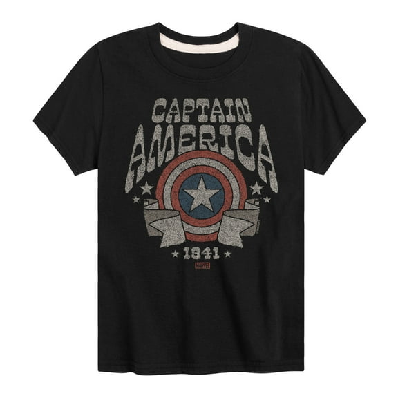 Marvel Captain America - Band - Toddler and Youth Short Sleeve Graphic T-shirt