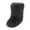 B Dark Gray, variant on Women's Men's Mid Calf Fuzzy Boots Fluffy Round Toe Snow Booties Comfortable Plush Warm Outdoor Indoor Flat Shoes Gray Size 8