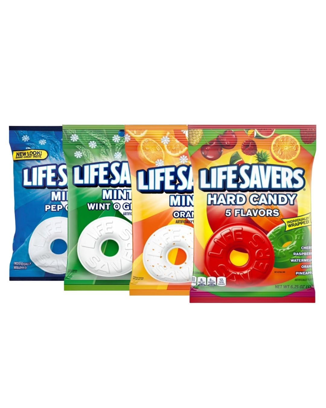 Life Savers Mint Candy Variety Pack featuring Mints & Hard Candy - 4 Bag Assortment