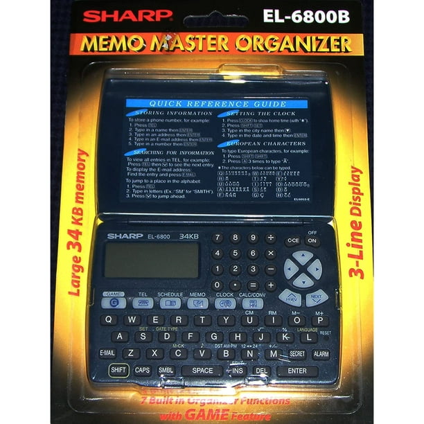 Memo Master Electronic Organizer
