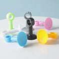 thumbnail image 3 of 4pcs Soft Silicone Protect Walls Furniture Fittings Wall Protector Suction Cup Door Handle Door Stopper 4PCS WHITE, 3 of 8