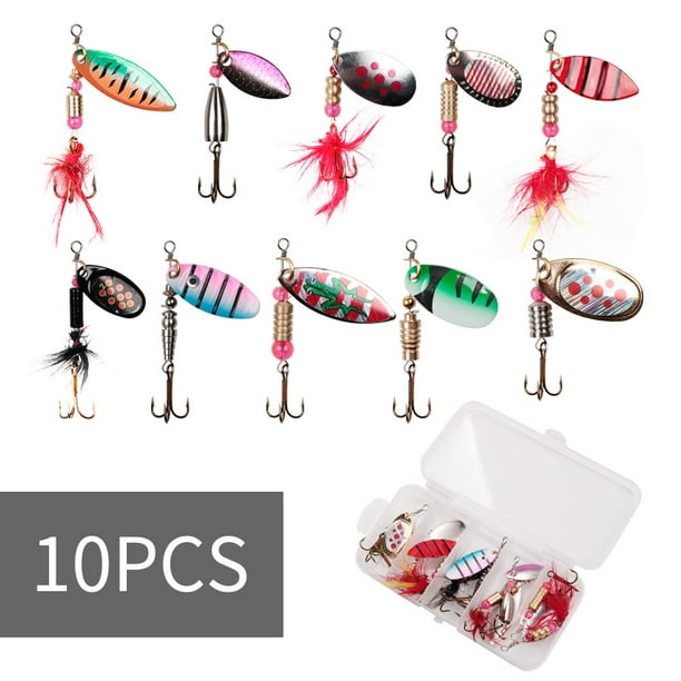 Road Runner Spinning Sequins Set, Metal Crank Sequins, 3-7g Lures, Fake  Lures (Style A) 