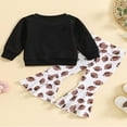 thumbnail image 2 of Baby Boys 2PCS Pants Sets Long Sleeve  Neck Sweatshirt Tops Solid Color Pants Sets, 2 of 7