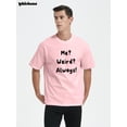 thumbnail image 3 of Me Weird Always Classic Men's Cotton T-Shirt, 3 of 9