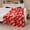 Red Gingerbread Man, variant on Videri Home Christmas Flannel Throw Blanket, Soft, Warm, Durable Winter Blanket, for Bed, Couch & Travel, Machine Washable (50×60in, Blue Snowflakes)