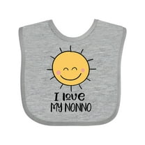 Inktastic I Love My Nonno Cute Sunshine Boys or Girls Baby Bib