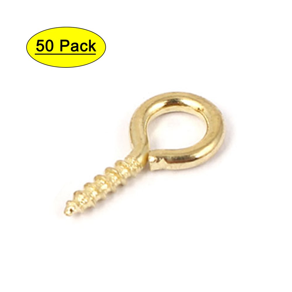 Uxcell Jewelry Garden Vine Wire Eyelet Screw Eye Hook