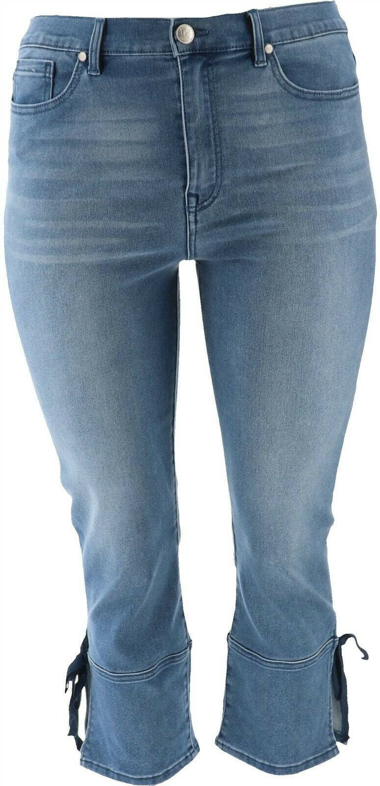 dg2 virtual stretch cropped jeans