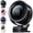 Black, variant on High-speed Clip-on Fan with LED Display. 100 Speed Settings, Portable Wall-mounted Desktop Fan, Portable Rechargeable Battery Powered By A Built-in 3000mAh Battery, Suitable for Golf Carts, Gyms, Cam