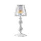 thumbnail image 1 of Candelabro de cristal transparente con forma de lámpara de mesa para comedor, 1 of 13