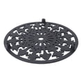 thumbnail image 4 of Hot Dish Plate Trivet, Vintage Round Cast Iron Trivet Heat Resistant  for Kitchen Dining Countertop, 4 of 7