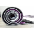 thumbnail image 6 of Premium 3D Hand Carved Modern 8X10 8X11 Rug Contemporary 2305 Purple, 6 of 11