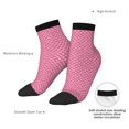 thumbnail image 4 of Uemuo Fish Scales Printed Crew Socks, Moisture-Wicking Socks, Athletic Socks for Men Breathable Cushion Socks Casual Sport Socks for Running Traveling, 4 of 6