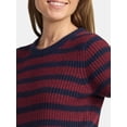 thumbnail image 4 of Time and Tru Women's Sweater Tee with Short Sleeves, Lightweight, Sizes XS-XXXL, 4 of 5