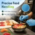 thumbnail image 2 of SWIFTLITE Nitrile Gloves, Food Safe Disposable Gloves Latex Free, Blue Rubber Gloves Powder Free for Food Prep, Cooking, Kitchen Cleaning (Small, 100), 2 of 9
