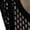black, variant on Women’s Mesh Mary Jane Flats Double Strap Buckle Studded Ballet Flats Round Toe Shoes