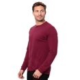 thumbnail image 2 of Threadfast Apparel T3000 Epic Long Sleeve T-Shirt-Maroon-3XL, 2 of 3